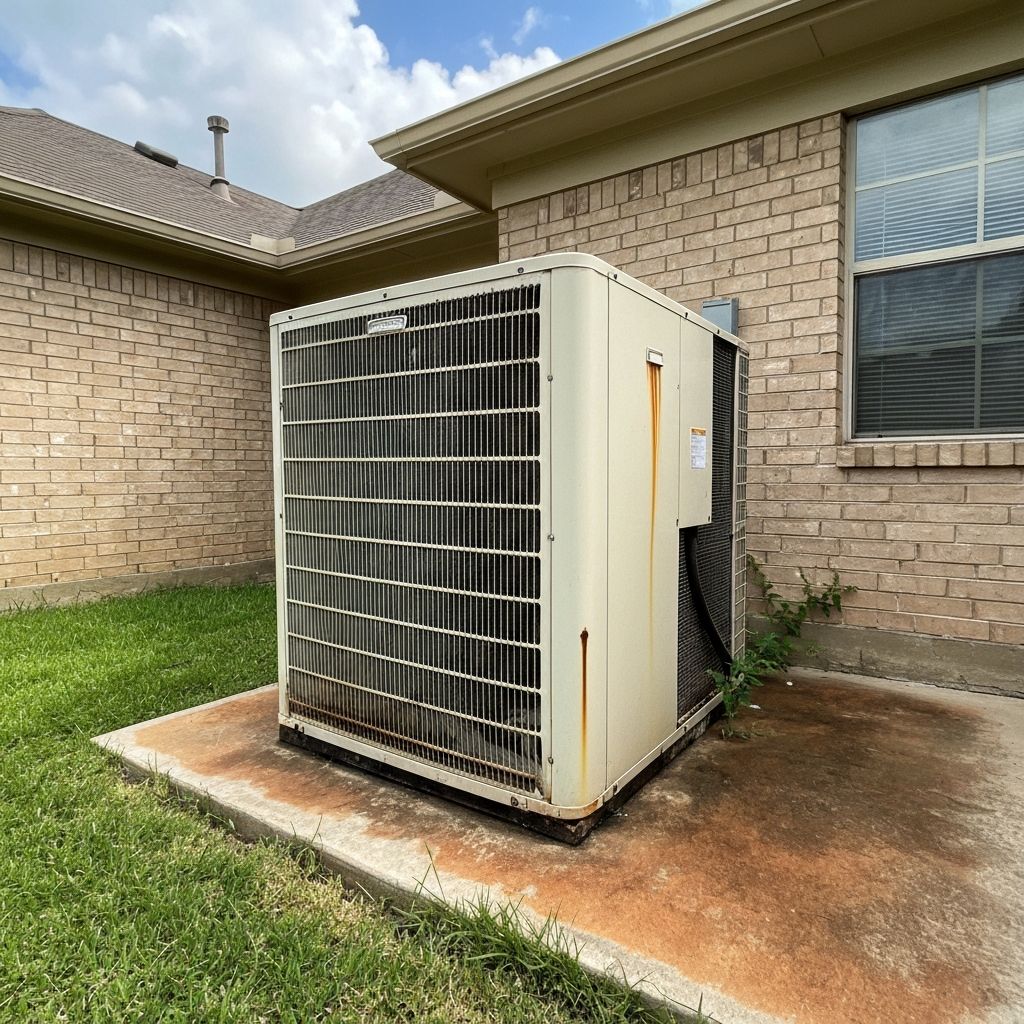 Before AC Unit Replacement - AC and appliance repair Victoria TX